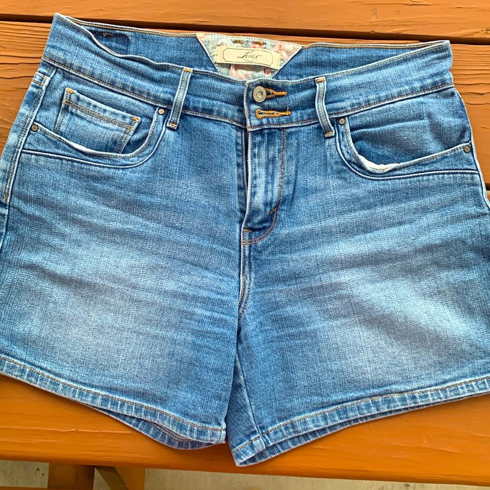 Womens Levi Strauss jean shorts